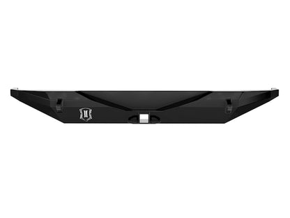 ICON Impact PRO Series Rear Bumper with Hitch and Recovery Tabs for 2018+ Jeep Wrangler JL
