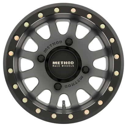 Method Wheels MR401 Beadlock UTV Wheel, 15x7, 4x136 Bolt Pattern, +13mm Offset, Titanium
