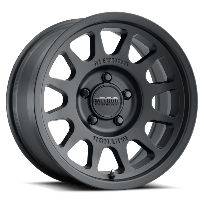 Method Wheels MR703 Bead Grip 20x9-Inch Matte Black Wheel, -12mm Offset, 5x5 Bolt Pattern