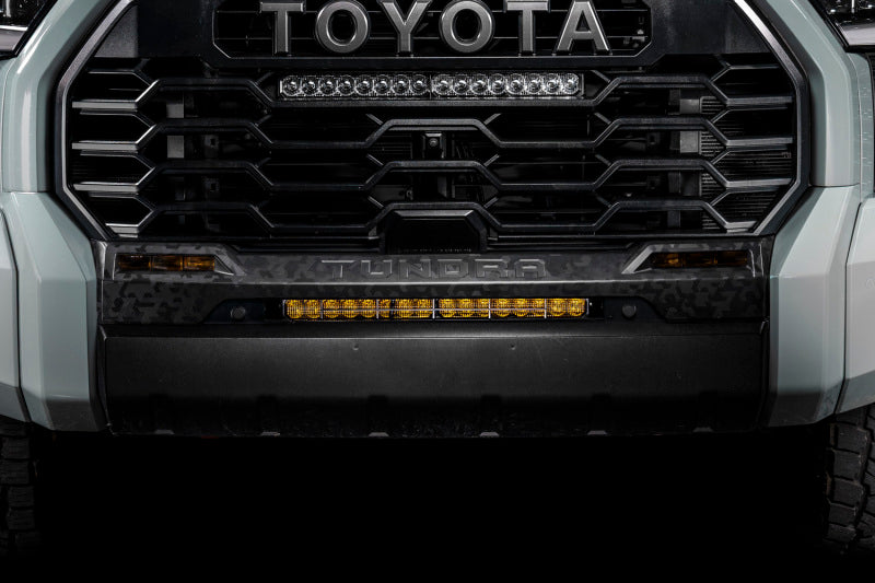 Diode Dynamics DD8684 Stealth Bumper LED Lightbar Kit for 2022–2026 Toyota Tundra, SS20 Sport White Driving, Amber Backlight