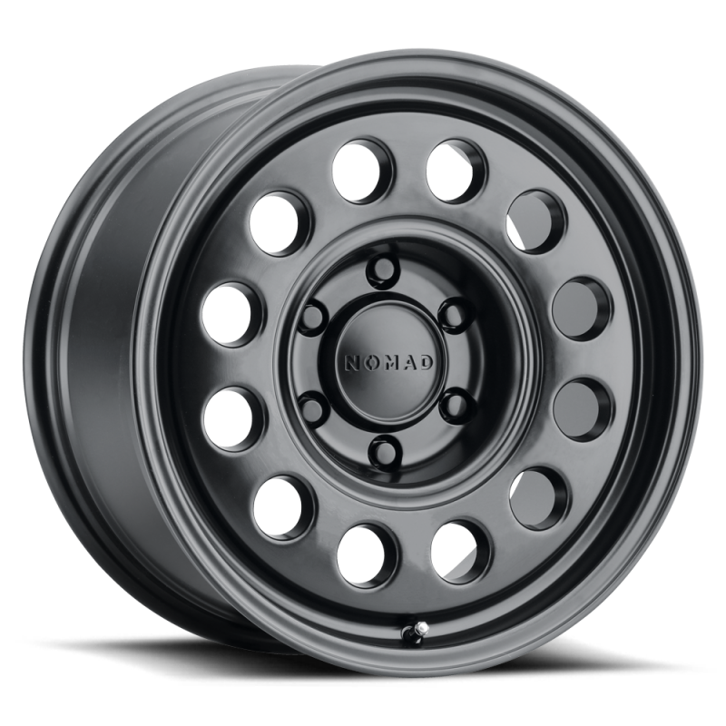 Nomad N501 Convoy Forged Wheel 17 x 8.5 Inches, 5x150 Bolt Pattern, +25mm Offset, Satin Black