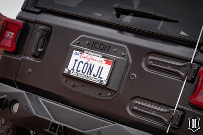 ICON 25170 Impact Series Spare Tire Delete Kit for 2018+ Jeep Wrangler JL
