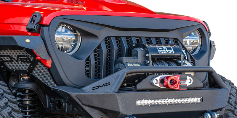 DV8 Offroad GRJL-01 Angry Replacement Grille for Jeep Wrangler JL and Gladiator JT