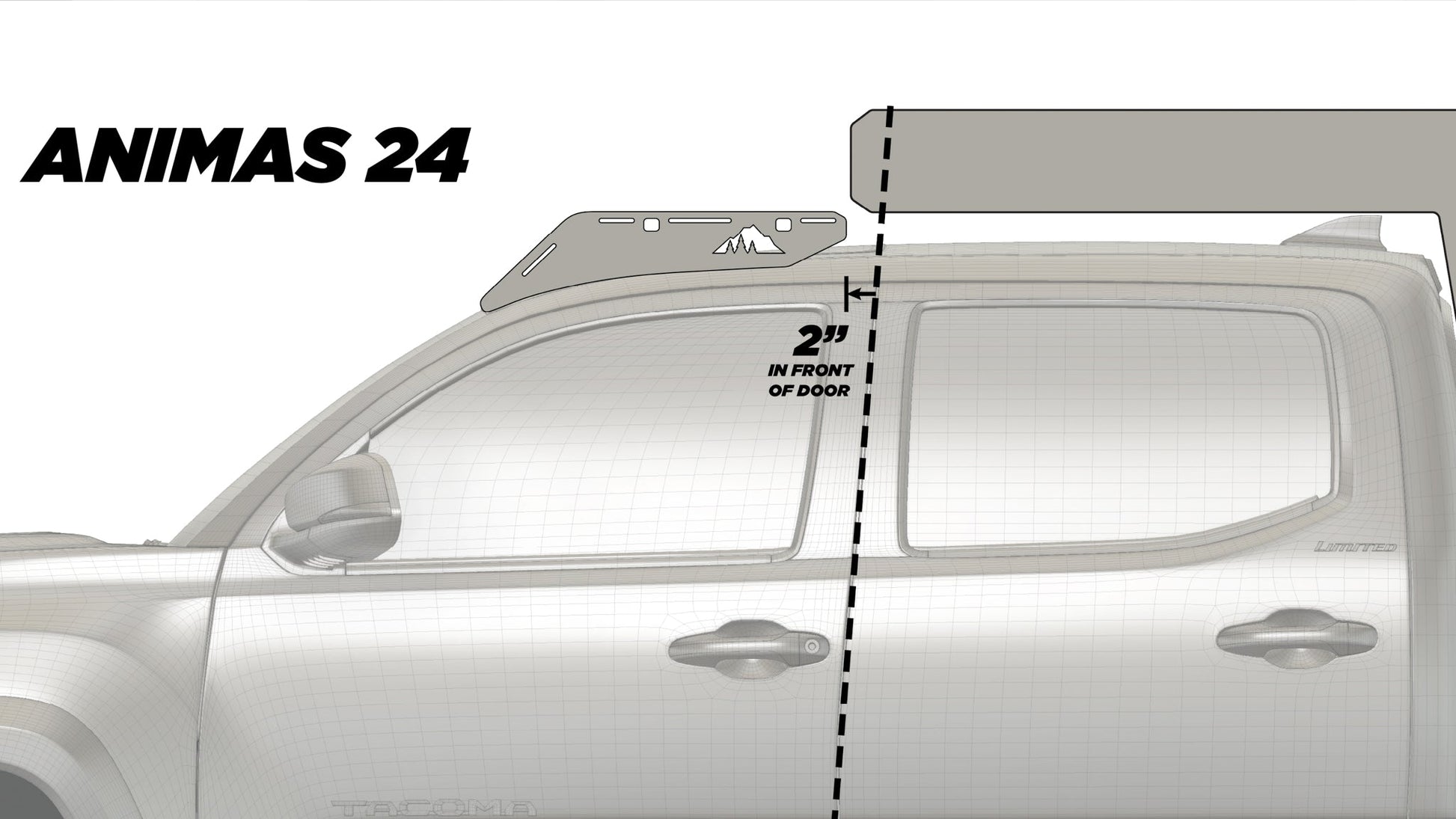 The Animas (2005-2023 Tacoma Camper Roof Rack) - Sherpa Equipment Company