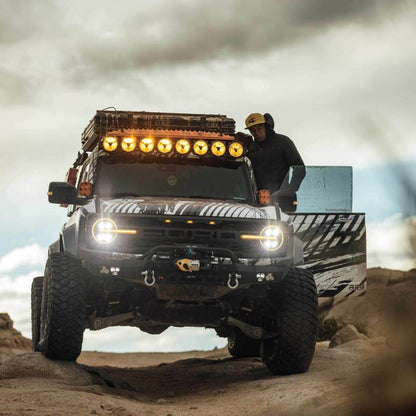 KC HiLiTES Gravity Titan 50-Inch 8-Light LED Light Bar, Part Number 91418