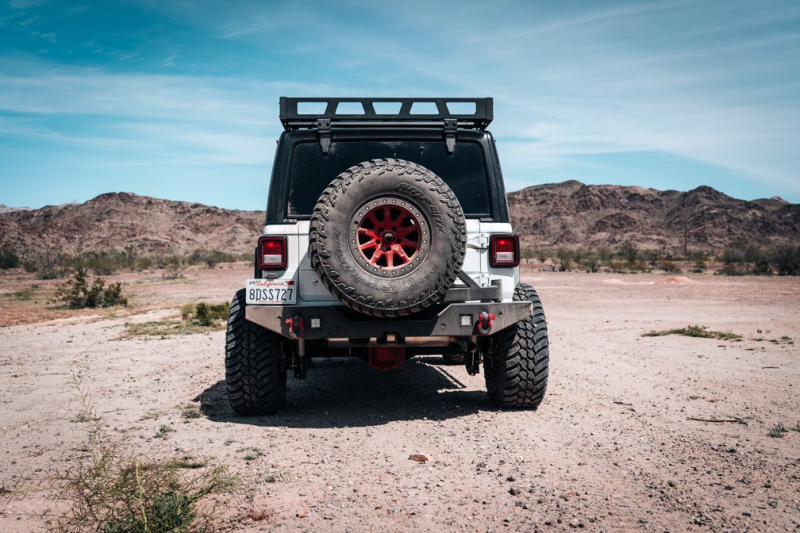 Body Armor 4x4 5298 Jeep Wrangler JL Single-Action Tire Carrier for JL-2965 Bumper