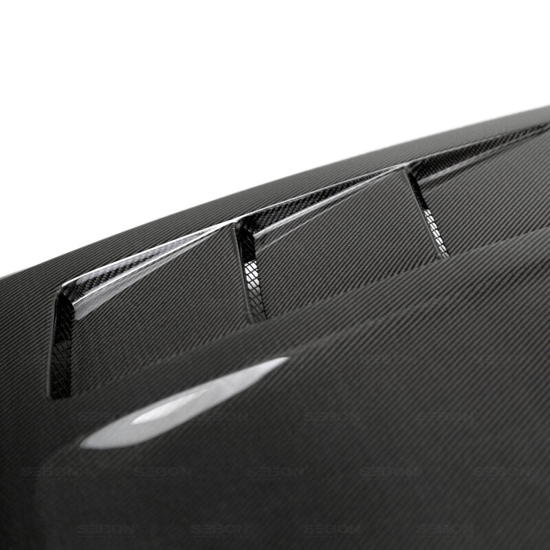 Seibon HD14TYTU-TS TS-Style Carbon Fiber Hood for 2014–2020 Toyota Tundra