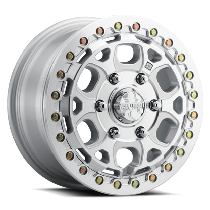 Method Wheels MR416 Beadlock 15x7 Wheel, 5x4.5 Bolt Pattern, +55 Offset, Machined Clear Coat