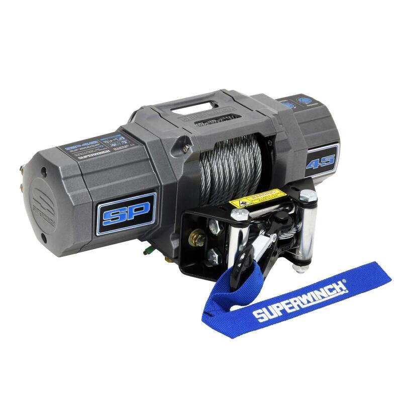 Superwinch SP 45 4,500 lb. 12-Volt Winch with Steel Rope and Roller Fairlead, Part 1145240