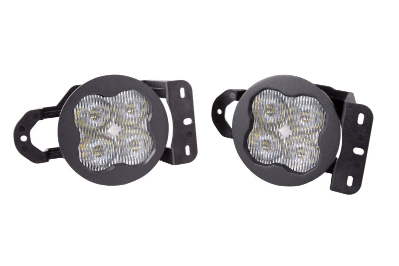 Diode Dynamics SS3 Max Type MS Fog Light Bracket Kit with Amber Backlight, White SAE Fog, Part DD7065