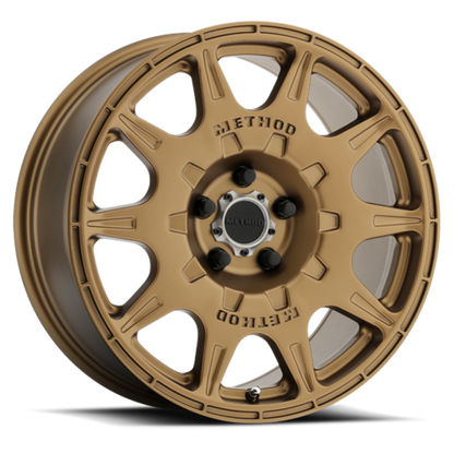 Method Wheels MR502 Rally 17-Inch Bronze Wheel, 8-Inch Width, +38 Offset, 5x4.5 Bolt Pattern