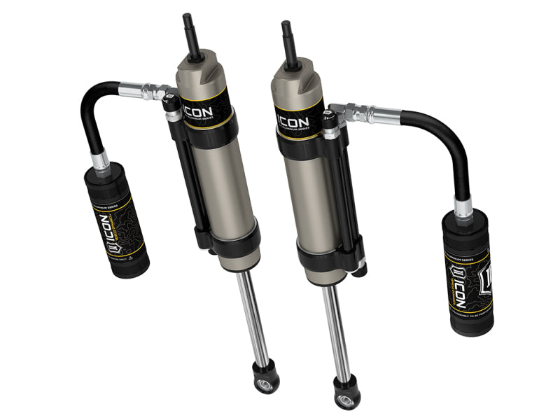 ICON 59905P Omega Series Bypass Rear Shocks for 2005-2017 Toyota Tacoma, 0-1.5-Inch Lift, Pair