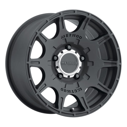 Method Wheels MR308 Roost 17-Inch Matte Black Wheel, 8.5-Inch Width, 5x5 Bolt Pattern