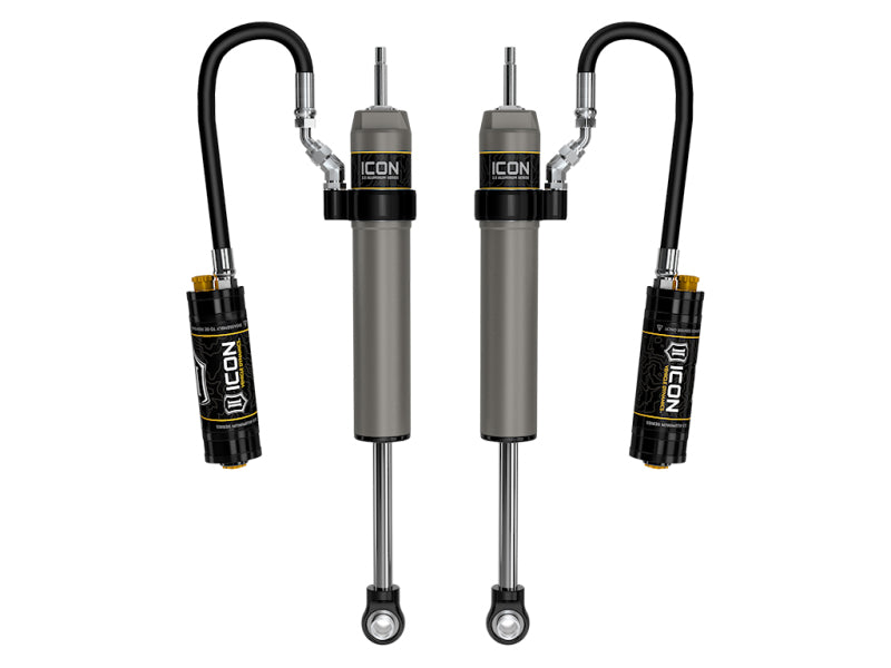 ICON 57872CP V.S. 2.5 Aluminum Series Rear Shocks with CDCV for 2025-2026 Toyota 4Runner, 0-3-Inch Lift