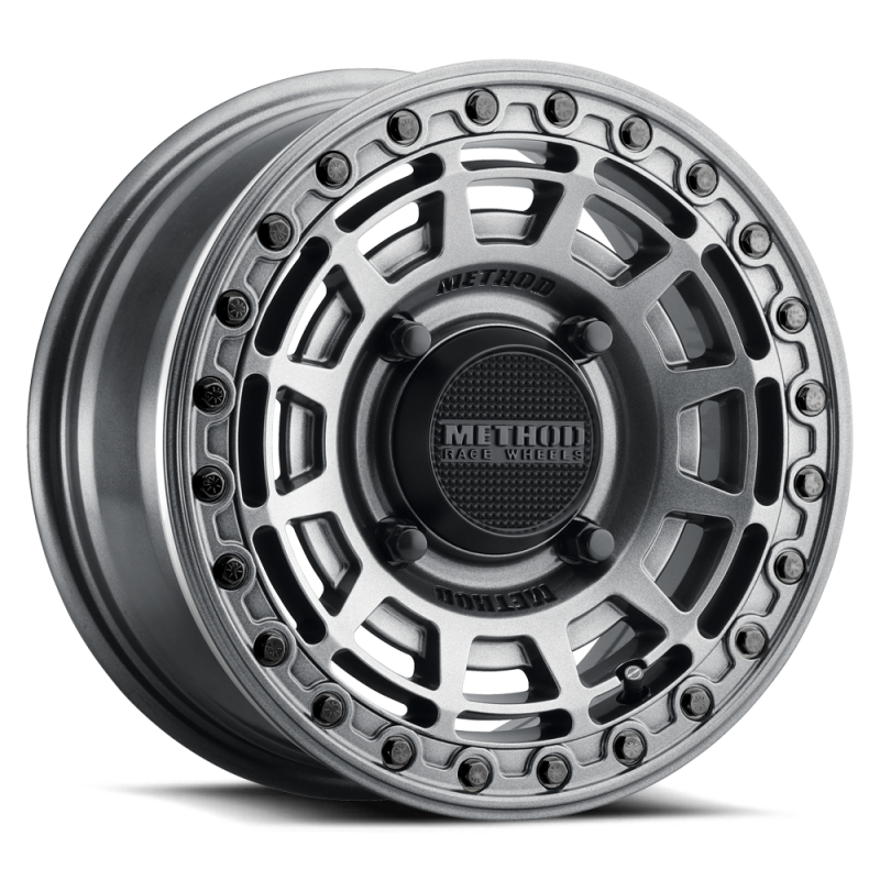 Method Wheels MR415 15x10 UTV Beadlock Wheel, +25 Offset, 5x4.5 Bolt Pattern, Graphite