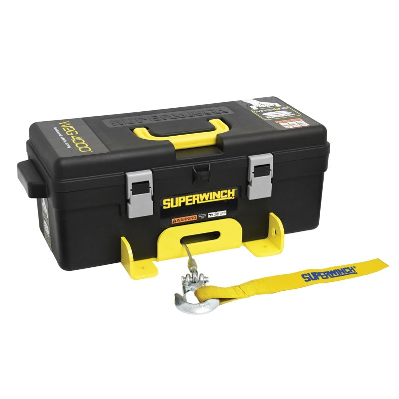 Superwinch Winch2Go 4,000-Lb 12-Volt Portable Winch with Steel Rope, Part 1140222