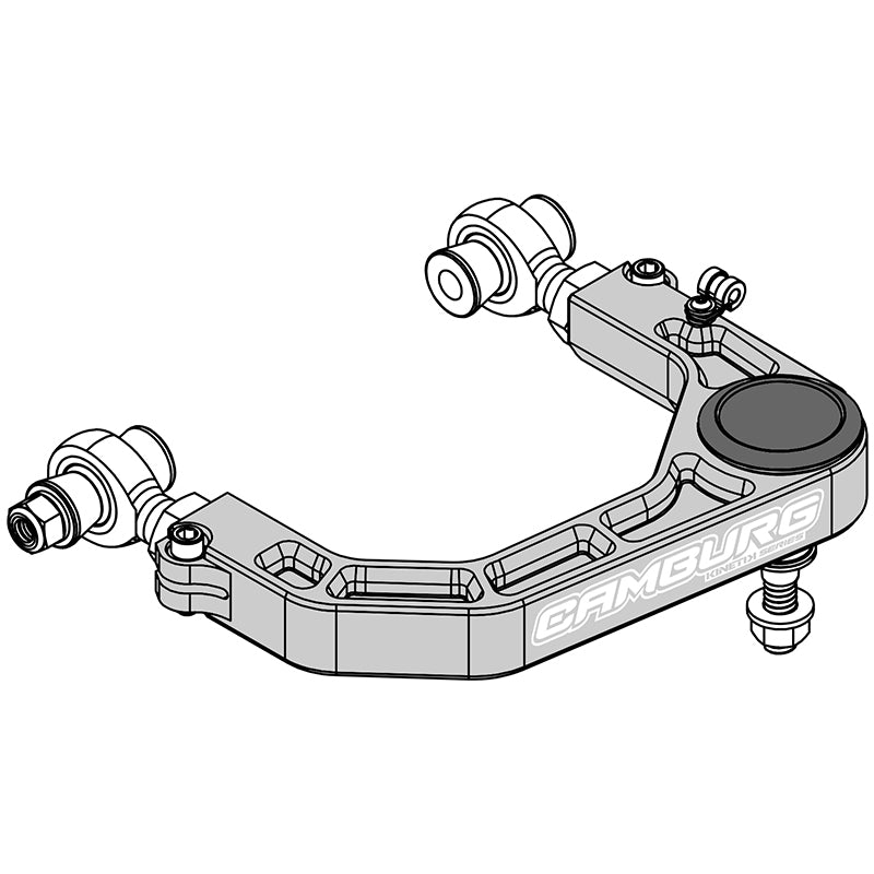 Camburg CAM-310184-GRY KINETIK V2 Billet Uniball Upper Control Arms for Toyota Tacoma, 4Runner and FJ Cruiser