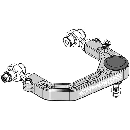 Camburg CAM-310184-GRY KINETIK V2 Billet Uniball Upper Control Arms for Toyota Tacoma, 4Runner and FJ Cruiser