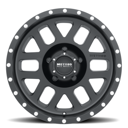 Method Wheels MR306 Mesh 17x8.5-Inch 0mm Offset 5x4.5 Bolt Pattern Matte Black Wheel