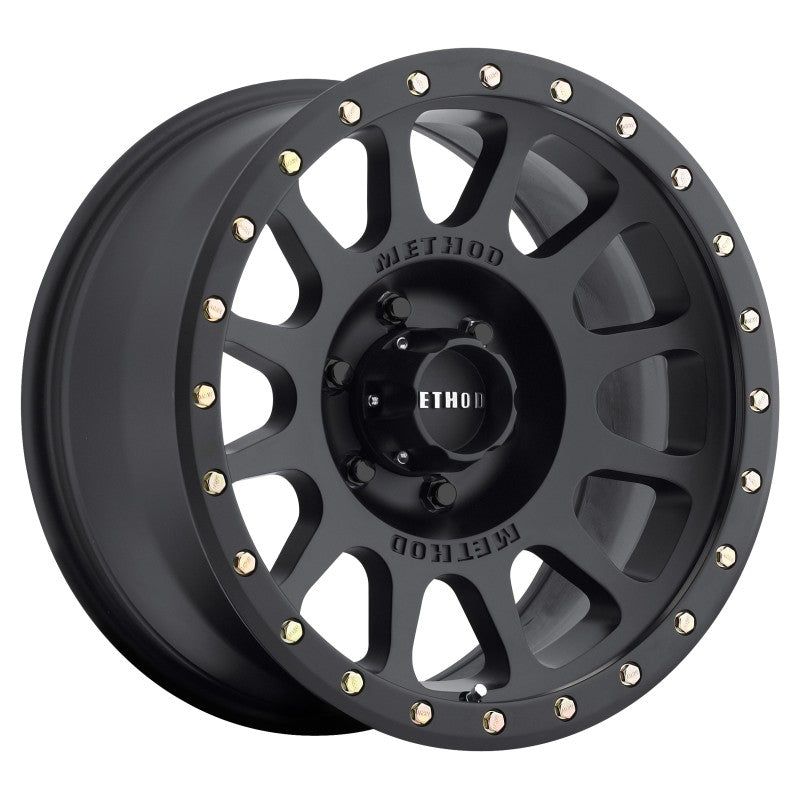 Method Wheels MR305 NV 18x9 0mm Offset 6x5.5 Matte Black Wheel