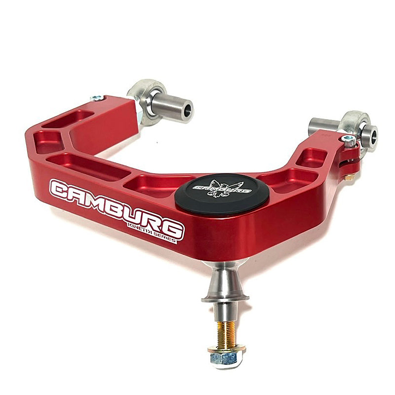 Camburg Kinetik V2 Billet Uniball Upper Control Arms for Toyota Tundra 2WD/4WD, 2007-2021, Red - CAM-310187-RED