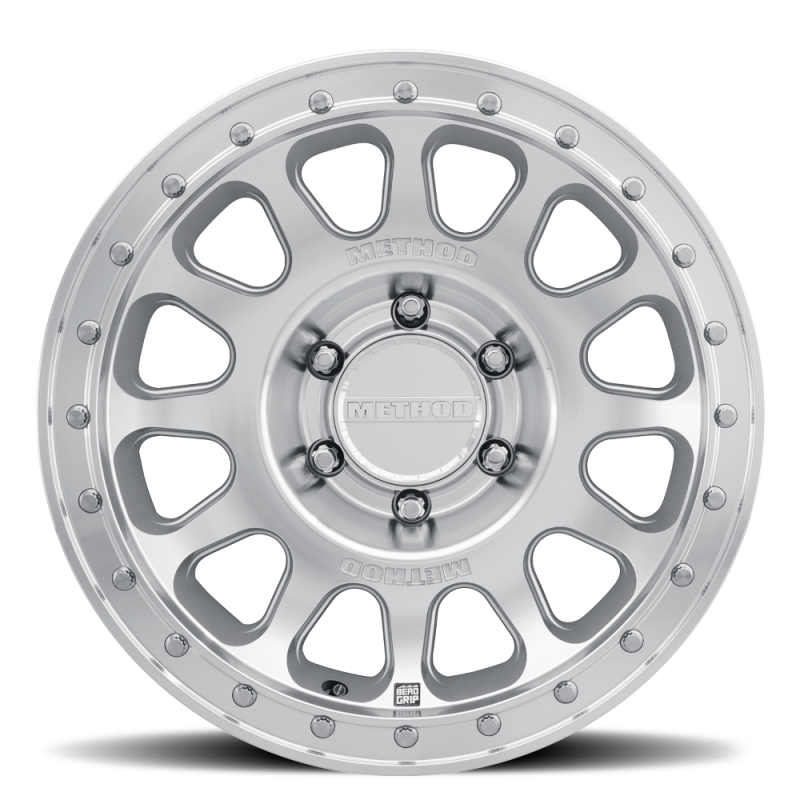 Method Wheels MR709 HD Bead Grip 18x9 Silver Machined Wheel, +12 Offset, 8x6.5 Bolt Pattern