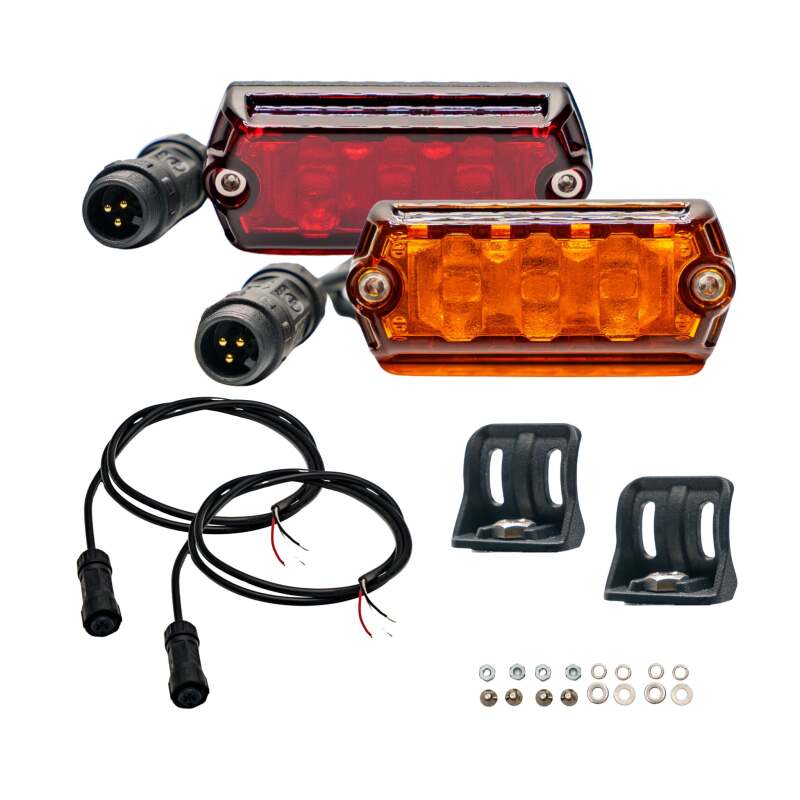 Nacho Offroad Technology NANO Chase Light Kit, Amber and Red - NAN412