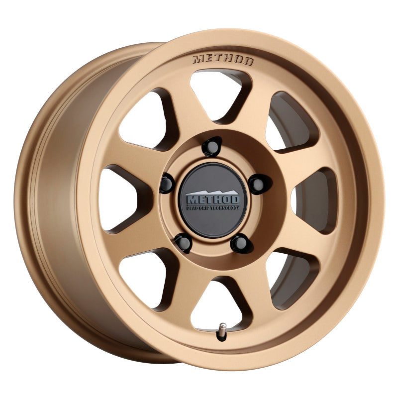 Method Wheels MR701 17x9 Cast Bronze Bead Grip Wheel, -12mm Offset, 5x5 Bolt Pattern
