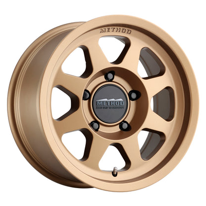Method Wheels MR701 17x9 Cast Bronze Bead Grip Wheel, -12mm Offset, 5x5 Bolt Pattern