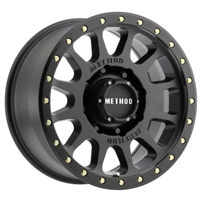 Method Wheels MR305 HD 17x8.5 Matte Black Wheel, 0mm Offset, 8x180 Bolt Pattern