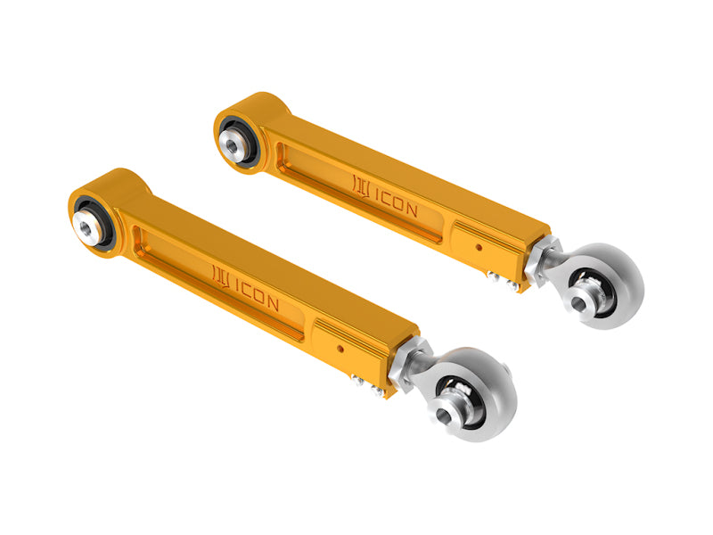 ICON 54102G Billet Rear Upper Link Kit for Toyota Tundra, Sequoia, Tacoma, 4Runner, Land Cruiser 250, and Lexus GX550