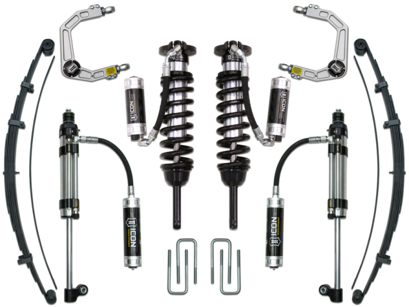 ICON K53010 Stage 10 Suspension System with Billet UCAs for Toyota Tacoma