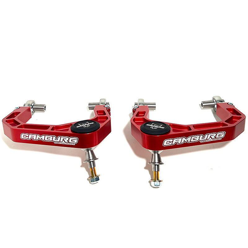 Camburg CAM-310184-RED KINETIK V2 Billet Uniball Upper Control Arms for Toyota Tacoma, 4Runner and FJ Cruiser