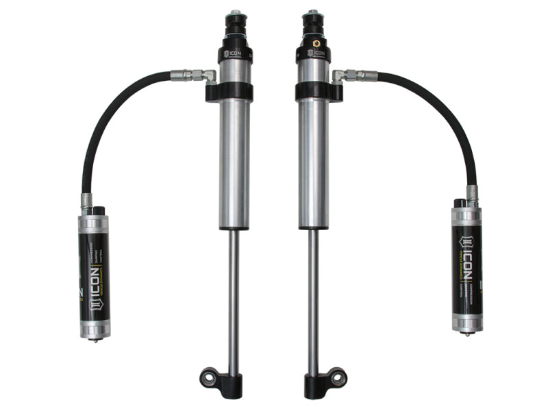 ICON 57823CP 2.5 Aluminum Series Rear Shocks with Remote Reservoir and CDCV for 2007-2021 Toyota Tundra