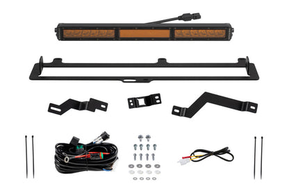 Diode Dynamics DD7416 2022+ Toyota Tundra TRD Pro Grille SS18 LED Light Bar Kit, Amber Combo