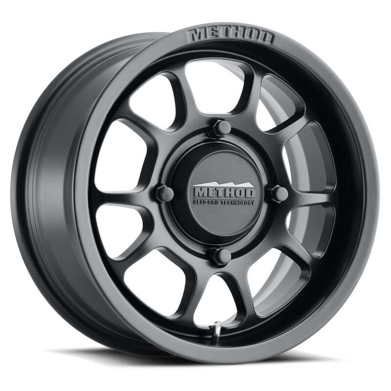 Method Wheels MR409 Bead Grip 15x7 Matte Black Wheel, 5x4.5 Bolt Pattern, +38mm Offset