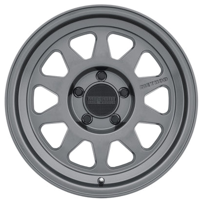 Method Wheels MR316 17x8.5 0mm Offset 5x5 Gloss Titanium Wheel