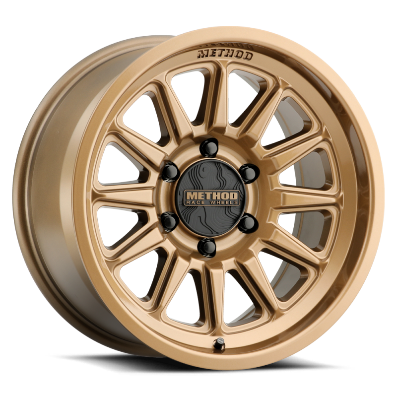 Method Wheels MR323 17x8.5 Cast Wheel, 6x5.5 Bolt Pattern, +25 Offset, Gloss Bronze