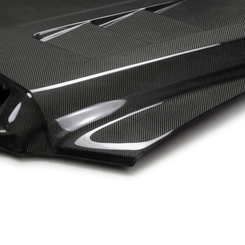 Seibon HD14TYTU-TS TS-Style Carbon Fiber Hood for 2014–2020 Toyota Tundra