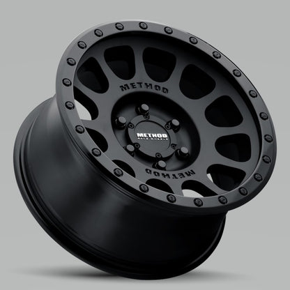 Method Wheels MR305 NV 17-Inch Double Black Wheel, 17x8.5, 0mm Offset, 6x5.5 Bolt Pattern
