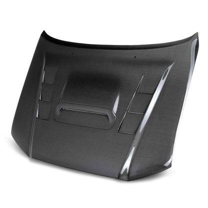 Seibon HD12TYTA-TS TS-Style Carbon Fiber Hood for 2012–2015 Toyota Tacoma