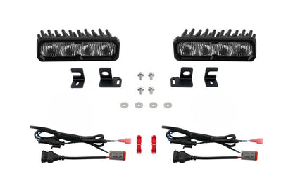 Diode Dynamics DD8843 SS6 SAE LED Fog Light Kit for 2024+ Toyota Tacoma and 2025+ Toyota 4Runner