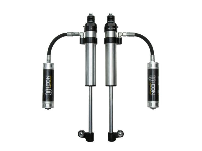 ICON 57826P 2.5 Aluminum Series RXT Rear Shocks with Remote Reservoir for Toyota Tacoma