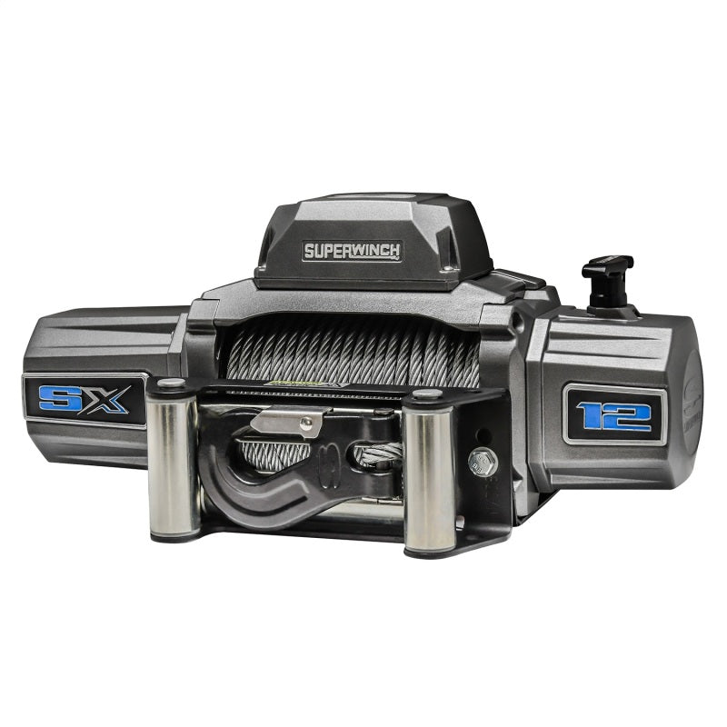 Superwinch SX 12000 Winch, 12-Volt, 12,000 lb. Capacity, 3/8 in. x 85 ft. Wire Rope, Part 1712200