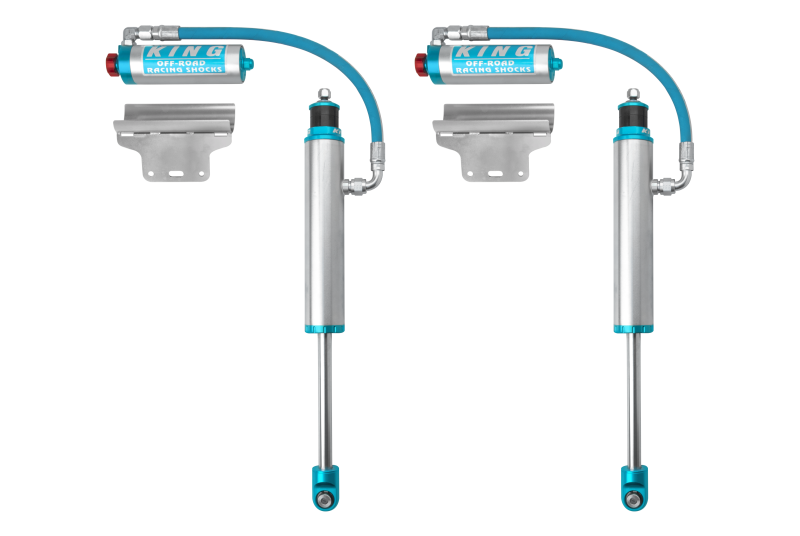 King Shocks 25001-121A Rear 2.5-Inch Remote Reservoir Shocks with Adjusters for 2005+ Toyota Tacoma 6-Lug, Pair
