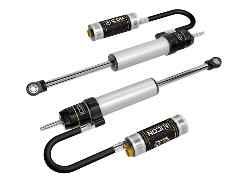 ICON 57806CP 2.5 Aluminum Series Rear Shocks with CDC Valve for 2005-2017 Toyota Tacoma 6-Inch Lift