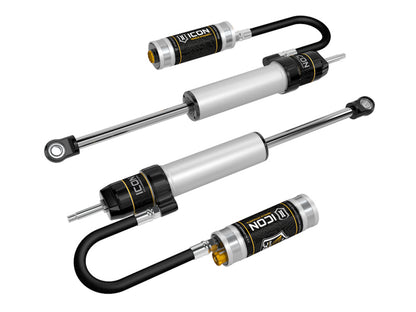 ICON 57806CP 2.5 Aluminum Series Rear Shocks with CDC Valve for 2005-2017 Toyota Tacoma 6-Inch Lift