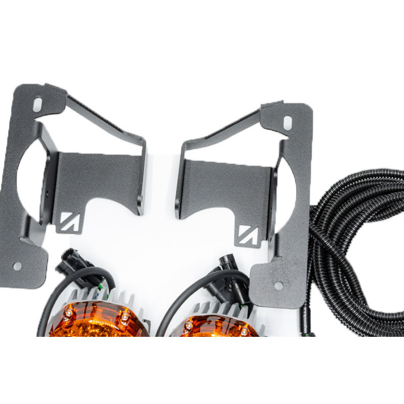 Nacho Offroad Technology V3JW2KASO Jeep JL/JT Amber SAE Plug-and-Play Fog Light Kit