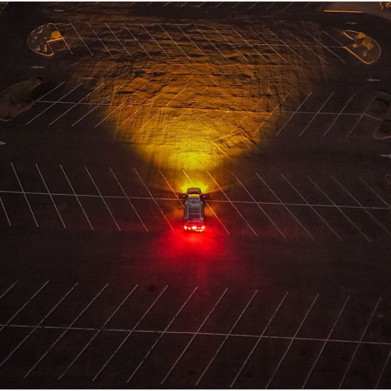 Nacho Offroad Technology Quatro 4-Inch SAE Amber LED Fog Light, PM482