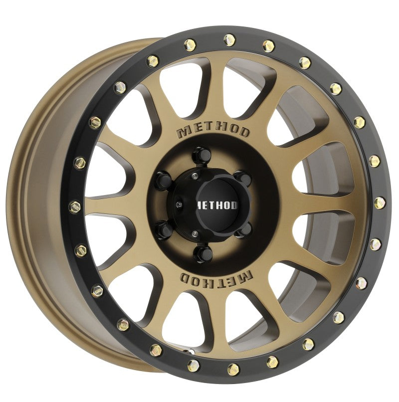 Method Wheels MR305 NV 18x9 Bronze/Black Street-Loc Wheel, 0mm Offset, 6x135
